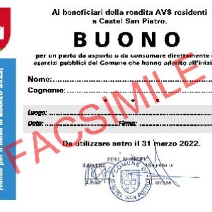 Prolungata anche per marzo 2022 l'iniziativa del BUONO PASTO per le persone in età AVS