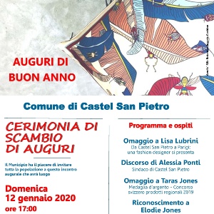 Incontro augurale di inizio anno 2020 con la popolazione