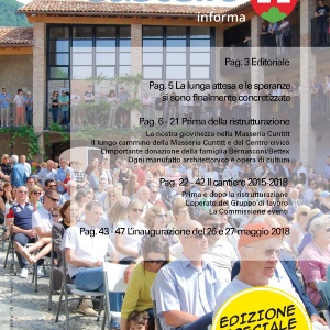 "Castello informa" - numero 11 (giugno 2018) - SPECIALE MASSERIA CUNTITT